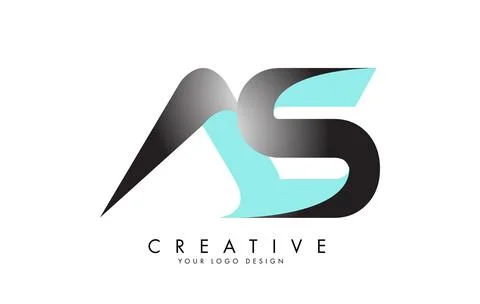 AS Letter21 Stock Illustration