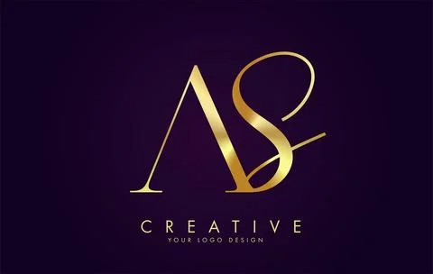 AS Letter27 Illustrazione stock