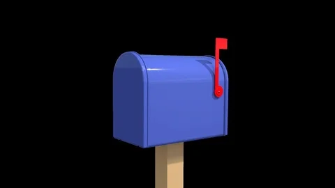 Letterbox Animation Stock Footage 87575737