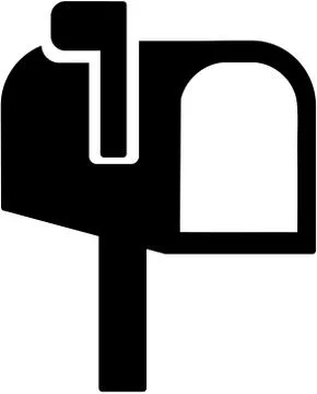 Letterbox mailbox icon Stock Illustration
