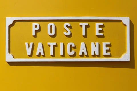 Letterbox in Vatican City Stock Photos
