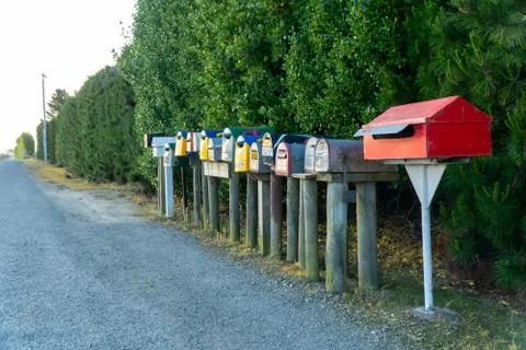 Letterboxes Foto stock