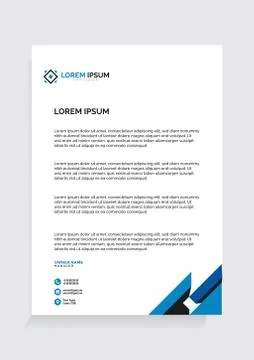 Letterhead Template Vector Stock-Illustration