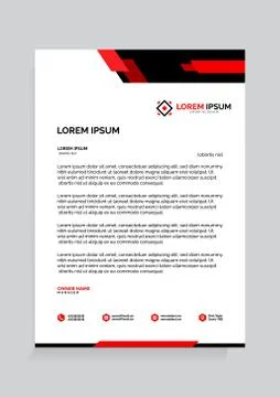 Letterhead Template Vector Stock-Illustration