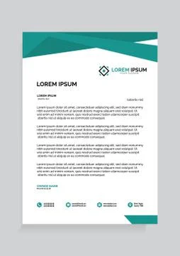 Letterhead Template Vector Stock-Illustration