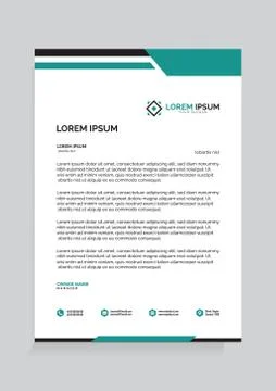 Letterhead Template Vector Stock-Illustration