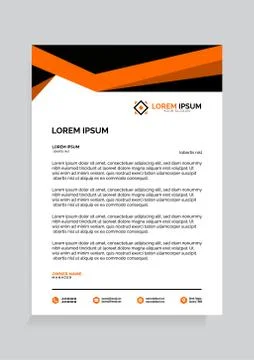 Letterhead Template Vector Stock-Illustration
