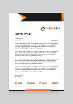 Letterhead Template Vector Stock-Illustration