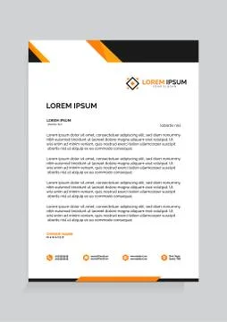 Letterhead Template Vector Stock-Illustration