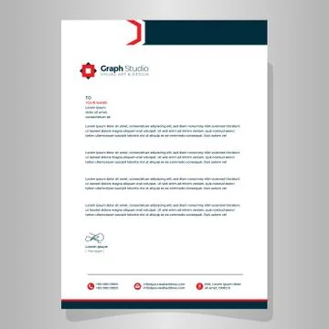 Letterhead Template Vector Stock-Illustration