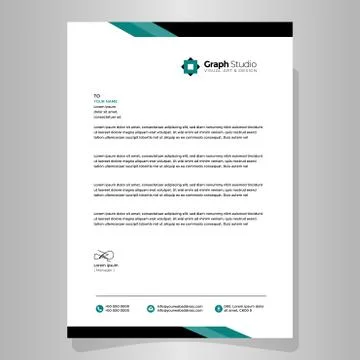 Letterhead Template Vector Stock-Illustration