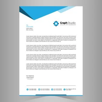 Letterhead Template Vector Stock-Illustration
