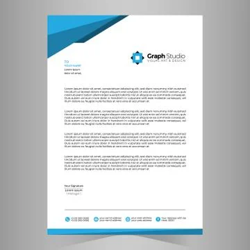 Letterhead Template Vector Stock-Illustration