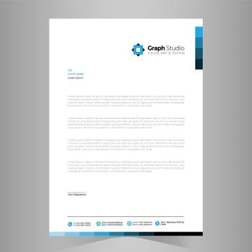 Letterhead Template Vector Stock-Illustration