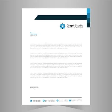 Letterhead Template Vector Stock-Illustration