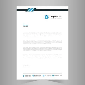 Letterhead Template Vector Stock-Illustration