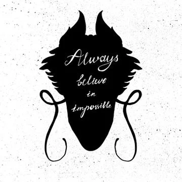 Lettering in dragon Illustrazione stock