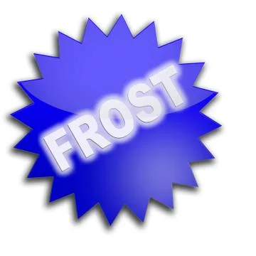 Lettering "frost" Stock Illustration