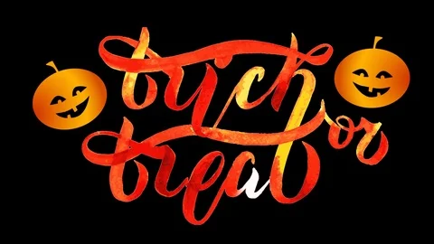 Lettering - Halloween Pumpkins Stock Footage 81054549