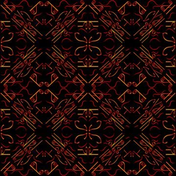 Lettering pattern, calligraphy print, graffiti effect typography style Stock Illustration