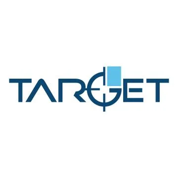 Lettering target logo design vector icon elements symbol illustrations イラスト素材