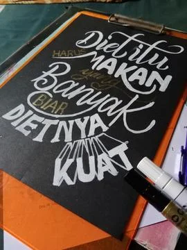 Lettering Typography Stock Photos