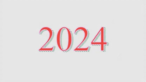 Lettering year a alpha channel Stock-Footage 233329203