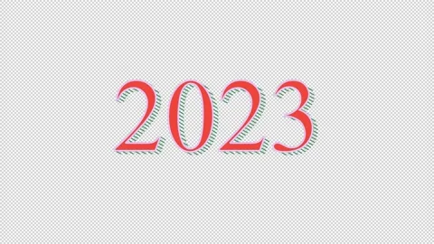Lettering year a alpha channel Stock-Footage 233329209