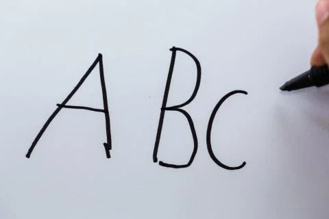 Letters abc Stock Photos