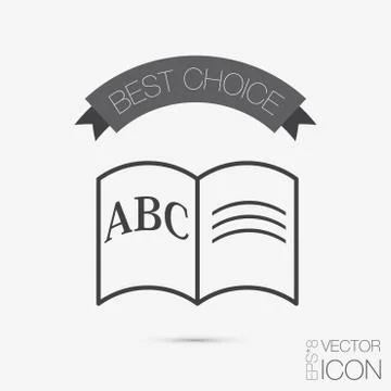 Letters of the alphabet. icon learning. school symbol Stock Illustration