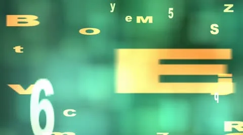Letters and numbers animation Stock Footage 22390158