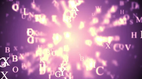 Letters Animation Background Stock Footage 46993677