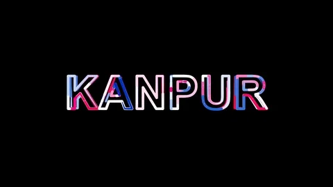 Letters are collected in Big city KANPUR, then scattered into strips. Alpha Stock Footage 87586546