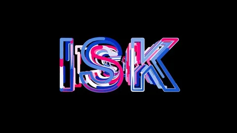 Letters are collected in ISO code currency ISK, then scattered into strips. 스톡 동영상 86318830