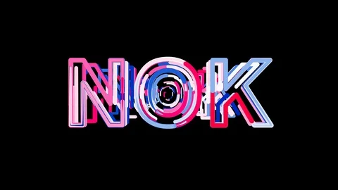 Letters are collected in ISO code currency NOK, then scattered into strips. Video stock 86319245