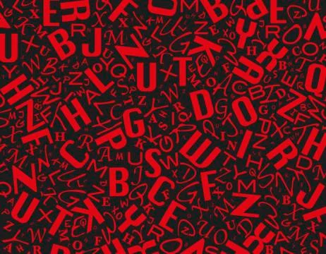 Letters background Stock Illustration