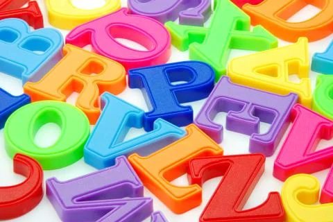 Letters background Foto stock