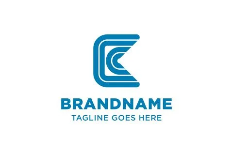 Letters CC Monogram Modern Logo, symbolizing elegance, unity, and contempor.. Illustrazione stock