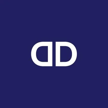 Letters d logo design vector template eps Stock Illustration