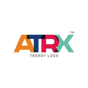 Letters effect doubling the calculation color overlay with style film Stock Illustration