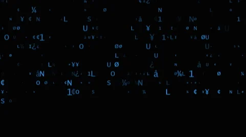 Letters fast moving on black background Stock Footage 49574701
