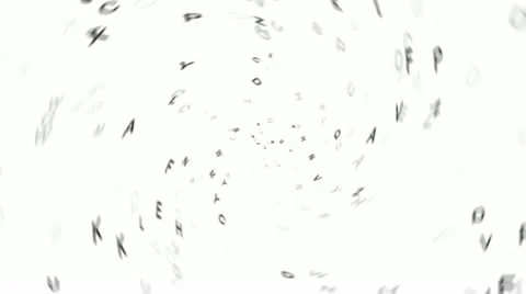Letters Video stock 21936007