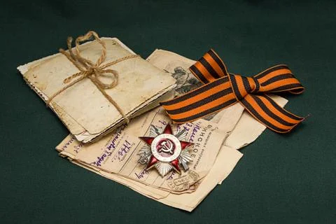 Letters from the Front Stock Photos