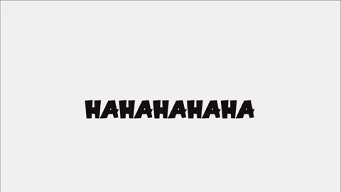 The letters hahaha in a white background. Scene is lighthearted and humorous Stock Footage 326280246