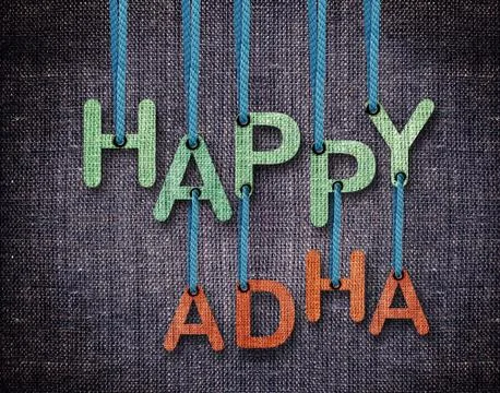 Letters hanging strings Stock Photos