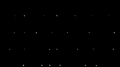 The Letters Of Ice Isolated On Black With Alpha Matte. Stock Footage 72879180