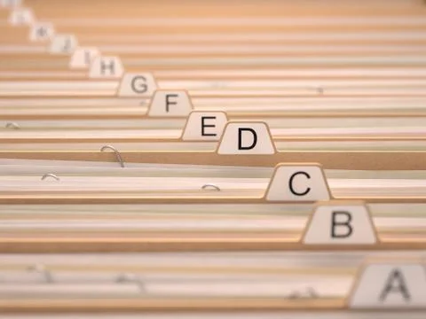 Letters Stock-Illustration