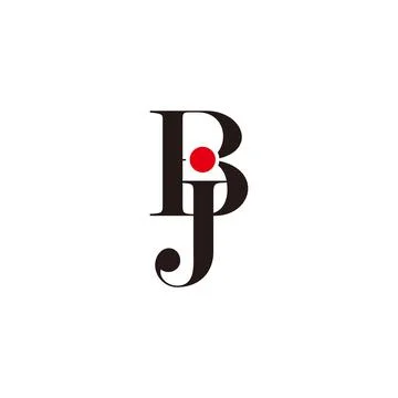 Letters jb modern simple elegant logo vector Stock-Illustration