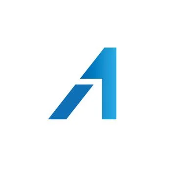 Letters A logo. Design template elements Stock Illustration