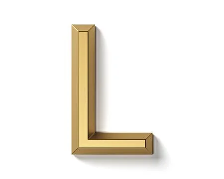 Letters made of gold Stock Illustration
